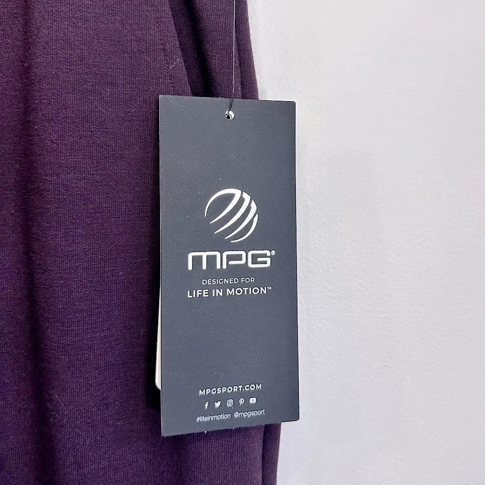 NWT MPG Sport Julie Relaxed Performance Joggers Charisma Purple Size Small - Picture 9 of 16